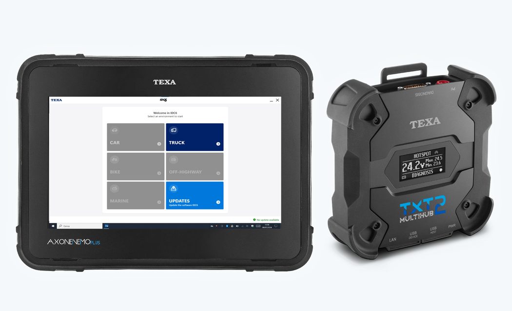 TEXA diagnostic platform for automotive service